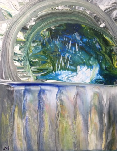 Peinture intitulée "The Cave" par Laurent Magrez (LMag), Œuvre d'art originale, Acrylique
