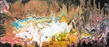 Peinture intitulée "Vibrations" par Laurent Magrez (LMag), Œuvre d'art originale, Acrylique
