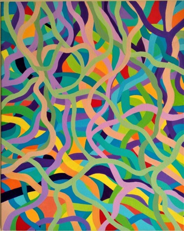 绘画 标题为“Maze of life's jour…” 由Elena Moshchenko, 原创艺术品, 丙烯
