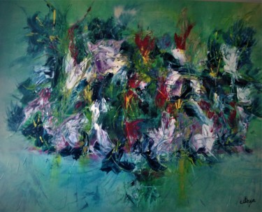 Peinture intitulée "Confusion" par Cathya, Œuvre d'art originale, Acrylique Monté sur Châssis en bois