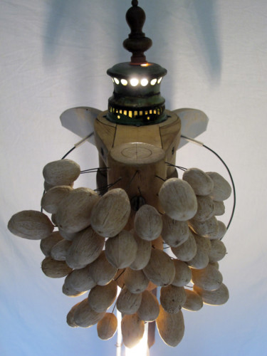 Design titled "Lampe "Phare" (déta…" by Alain Platet, Original Artwork, Metals