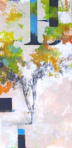 Peinture intitulée "Arbre B" par Yan Vita, Œuvre d'art originale, Acrylique