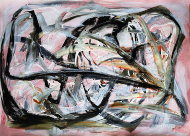 Painting titled "Abstract Clutter an…" by Dmitri Matkovsky, Original Artwork, Acrylic