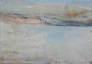 Peinture intitulée ""Contrée d'aucun Ho…" par Denis Bi Assira, Œuvre d'art originale, Huile Monté sur Carton