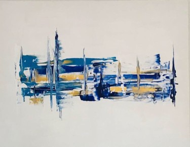Peinture intitulée "La Revellata" par Jana Kuzmi, Œuvre d'art originale, Acrylique