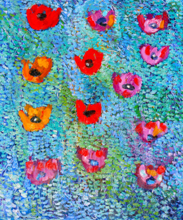 Peinture intitulée "Apolitiques" par Jean Mirre, Œuvre d'art originale, Huile Monté sur Châssis en bois