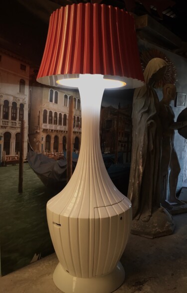 Design intitulée "Gémini" par Enos, Œuvre d'art originale, Luminaire