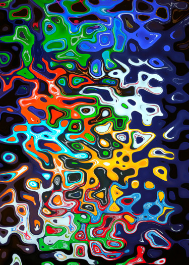 horrors from the stars (are now here) Digital Arts titled "horrors from the st…" by Ariel Velez, Original Artwork, 2D Digital Work