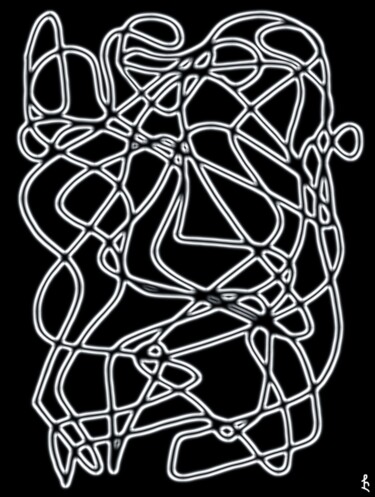 数字艺术 标题为“Improvisation #5” 由Lia Chechelashvili, 原创艺术品, 数字打印