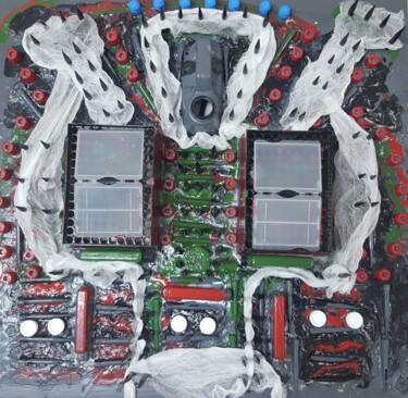 Scultura intitolato "Matrix" da Mangani', Opera d'arte originale, Plastica
