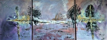Peinture intitulée "Fantasque" par Cathya, Œuvre d'art originale, Acrylique Monté sur Châssis en bois