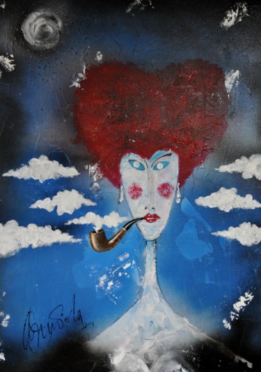 Peinture intitulée "Ceci est une vraie…" par Antonio Zamariola, Œuvre d'art originale, Acrylique