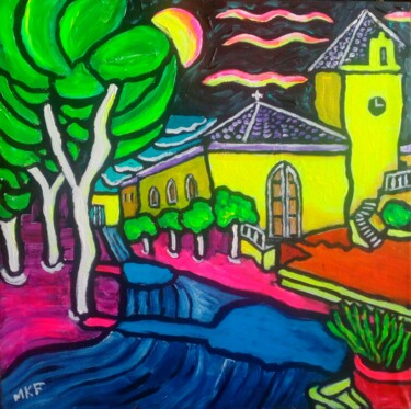 Peinture intitulée "Paz y belleza ." par Marc Felix, Œuvre d'art originale, Acrylique Monté sur Châssis en bois