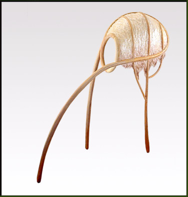 Sculpture titled "Vessel #34—Camber" by Jeff Key, Original Artwork, Wood