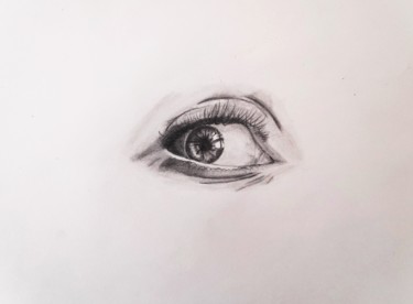 Drawing titled "Eye" by Artified__15, Original Artwork, Pencil