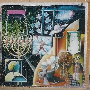 Peinture intitulée "libération (collect…" par Brasier Jeanoel, Œuvre d'art originale, Huile