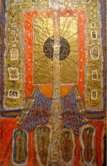 Pintura titulada "Qué nos pasa a los…" por Osvaldo Félix Pellegrini, Obra de arte original, Oleo