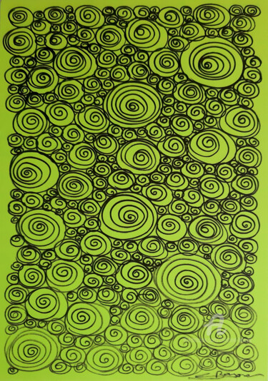 Infini-02A Drawing titled "Infini-02A" by Christine Barone, Original Artwork, Marker
