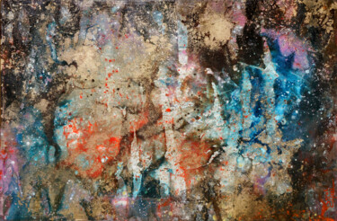 A Moment in All Dimensions XIV. Peinture intitulée "A Moment in All Dim…" par Sarah I. Avni, Œuvre d'art originale, Acrylique Monté sur Châssis en bois