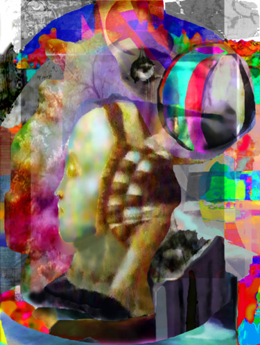 Digital Arts με τίτλο "Revelling in the Gl…" από Devorah Rosen, Αυθεντικά έργα τέχνης, Ψηφιακή ζωγραφική