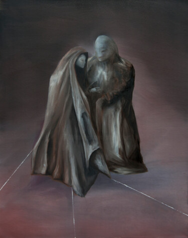 Alchemical Marriage Painting titled "Alchemical Marriage" by Przemek Kret, Original Artwork, Oil