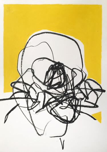 Dessin intitulée "PORTRAIT IV" par Luc Pierre, Œuvre d'art originale, Pastel
