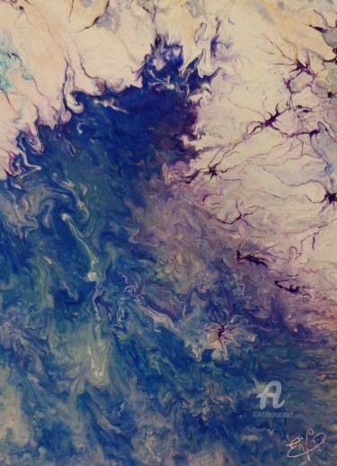 Peinture intitulée "Alaska" par Virginie Etignard, Œuvre d'art originale, Acrylique