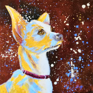 Toy Terrier Jack, animalism, puppy painting