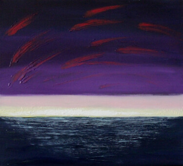 Painting titled "Parallel Worlds" by Andriy Klishyn, Original Artwork, Oil