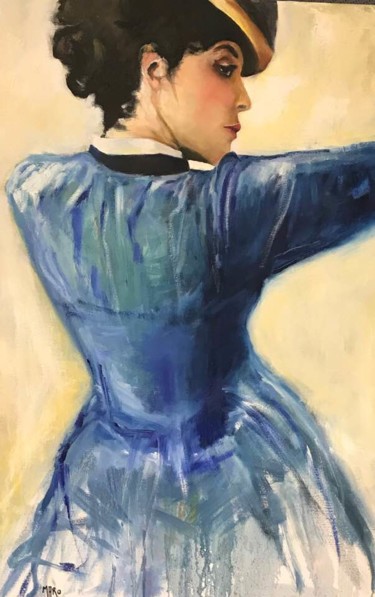 Peinture intitulée "Madame de" par Maro, Œuvre d'art originale, Huile