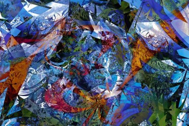 Peinture intitulée "CANADADA" par Pix-Peinture Kabuki, Œuvre d'art originale, Huile