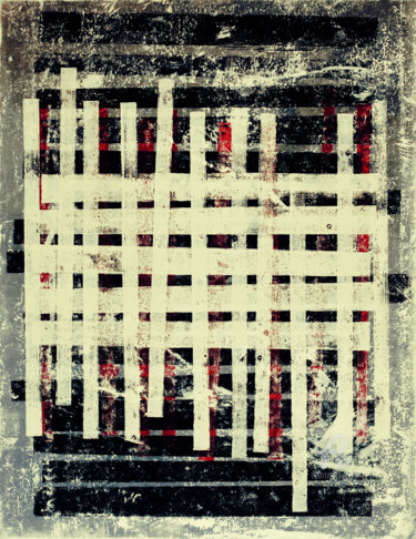 Peinture intitulée "Position VII." par Petr Strnad, Œuvre d'art originale, Acrylique