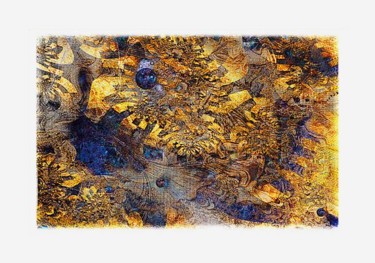 Artisanat intitulée "PERLA NEGRA (estamp…" par Pix-Peinture Kabuki, Œuvre d'art originale