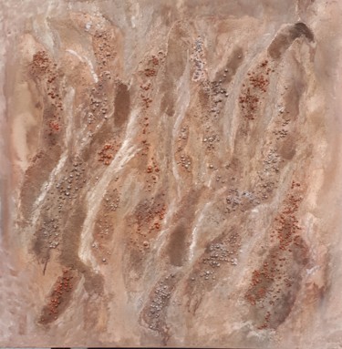 Malerei mit dem Titel "Les sables" von Monique Schoonenburg (MSC), Original-Kunstwerk, Acryl