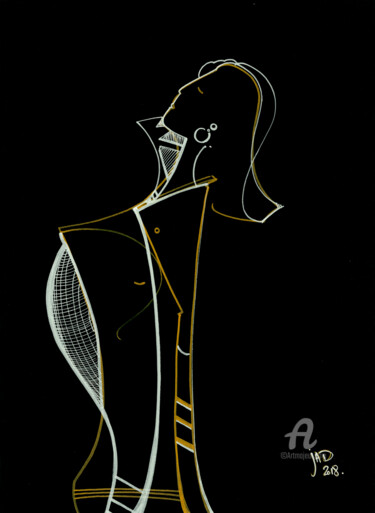Elevée, Oeuvre Originale 「Elevée, Oeuvre Orig…」というタイトルの絵画 Julie Aimée Debesによって, オリジナルのアートワーク, アクリル
