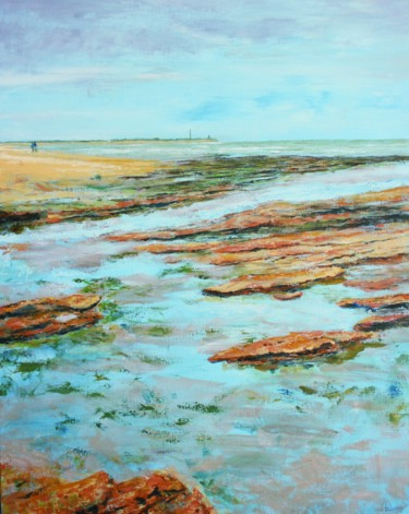 Peinture intitulée "Pointe du Lizay" par Michel Adam, Œuvre d'art originale, Acrylique