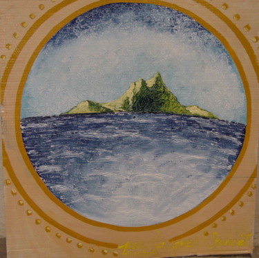 Peinture intitulée "hublot" par Brasier Jeanoel, Œuvre d'art originale, Huile