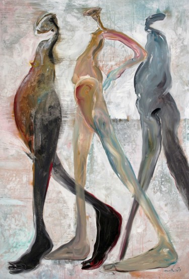 Lets Go Painting titled "Lets Go" by Jiri Havlik, Original Artwork, Acrylic