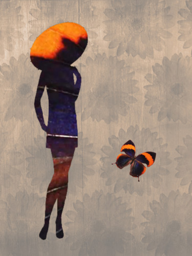 Arts numériques intitulée "With Hat" par Roxana Ferllini, Œuvre d'art originale, Pochoir
