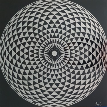 Peinture intitulée "Tourbillons" par Pascal, Œuvre d'art originale, Acrylique