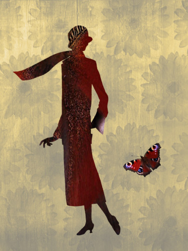 Digital Arts titled "Elegance" by Roxana Ferllini, Original Artwork, Stencil