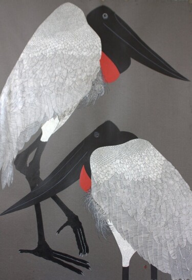 Schilderij getiteld ""nature.ecology."" door Kseniia Lavrova, Origineel Kunstwerk, Acryl