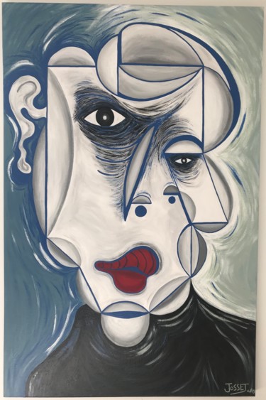 Peinture intitulée "Portrait de joseph…" par David Josset, Œuvre d'art originale, Acrylique