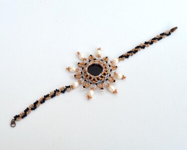 设计 标题为“Black star bracelet” 由Irena Zelickman, 原创艺术品, 首饰