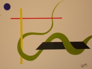 Pintura intitulada "S. TITULO" por Cassiano Lima, Obras de arte originais, Acrílico Montado em Painel de madeira