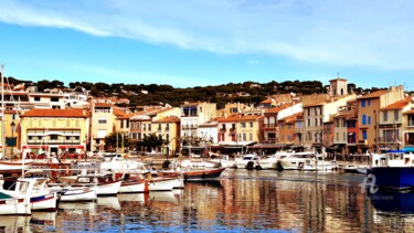 Photography titled "Port de Cassis" by Grafi, Original Artwork, Digital Photography