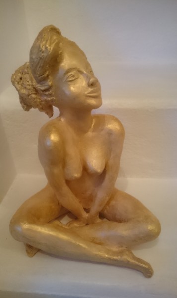 Jeune femme pose nue 雕塑 标题为“Jeune femme pose nue” 由Chrysanthou, 原创艺术品, 粘土