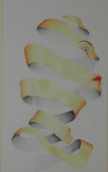 ECONOMISTA Pintura intitulada "ECONOMISTA" por Cassiano Lima, Obras de arte originais, Lápis Montado em Cartão