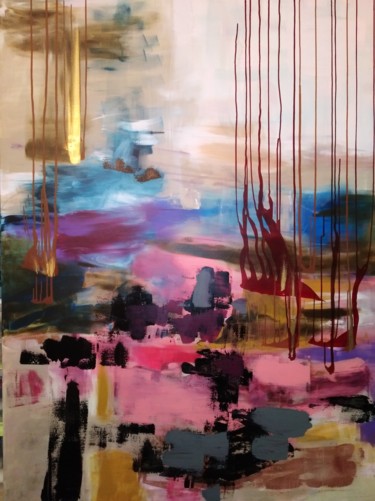 Malerei mit dem Titel "Das Leben" von Jana Scherer, Original-Kunstwerk, Acryl