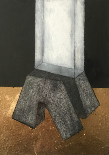 제목이 "A"인 그림 Dorine Knecht로, 원작, 파스텔